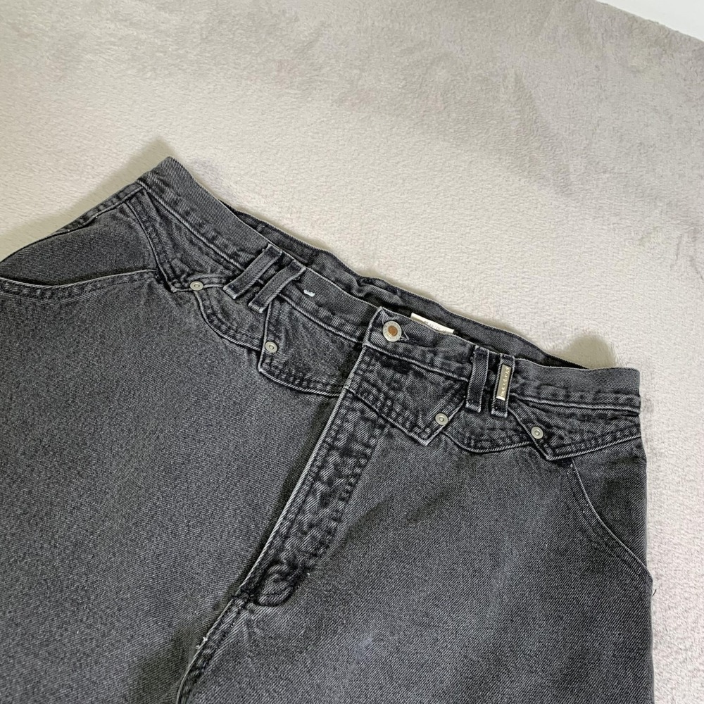 Vintage Rockies Jeans Juniors 19/20 32 Gray High Rise Tapered 90s Bare Back